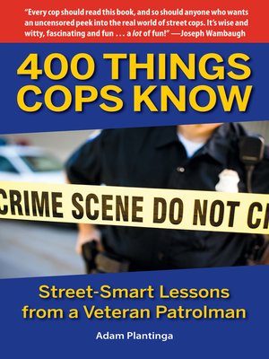 cover image of 400 Things Cops Know